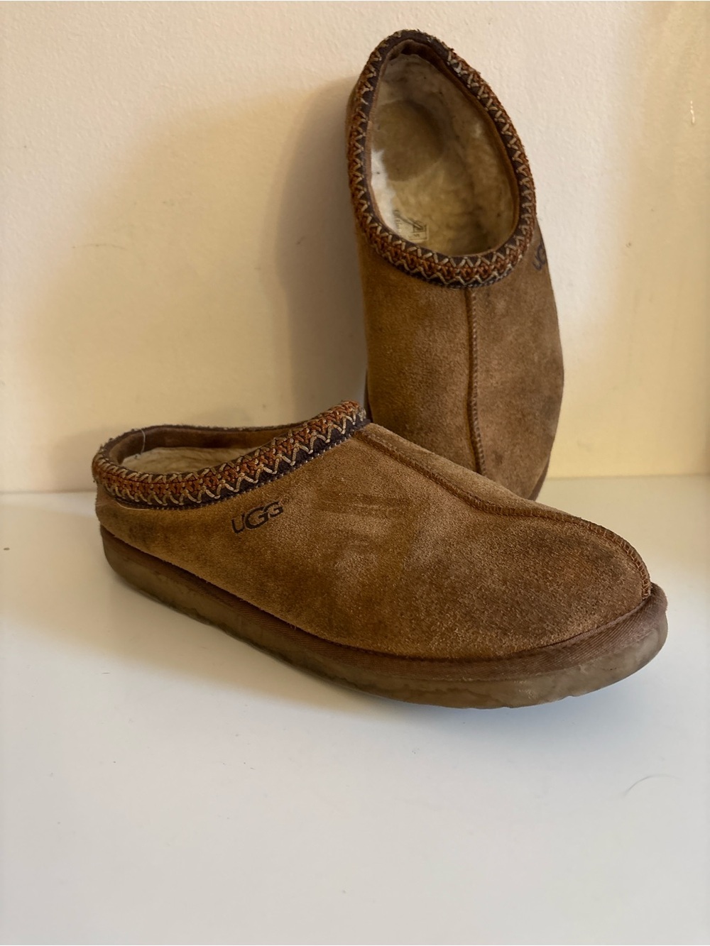 UGG Men’s Brown Suede Slip-On Clog 11usa